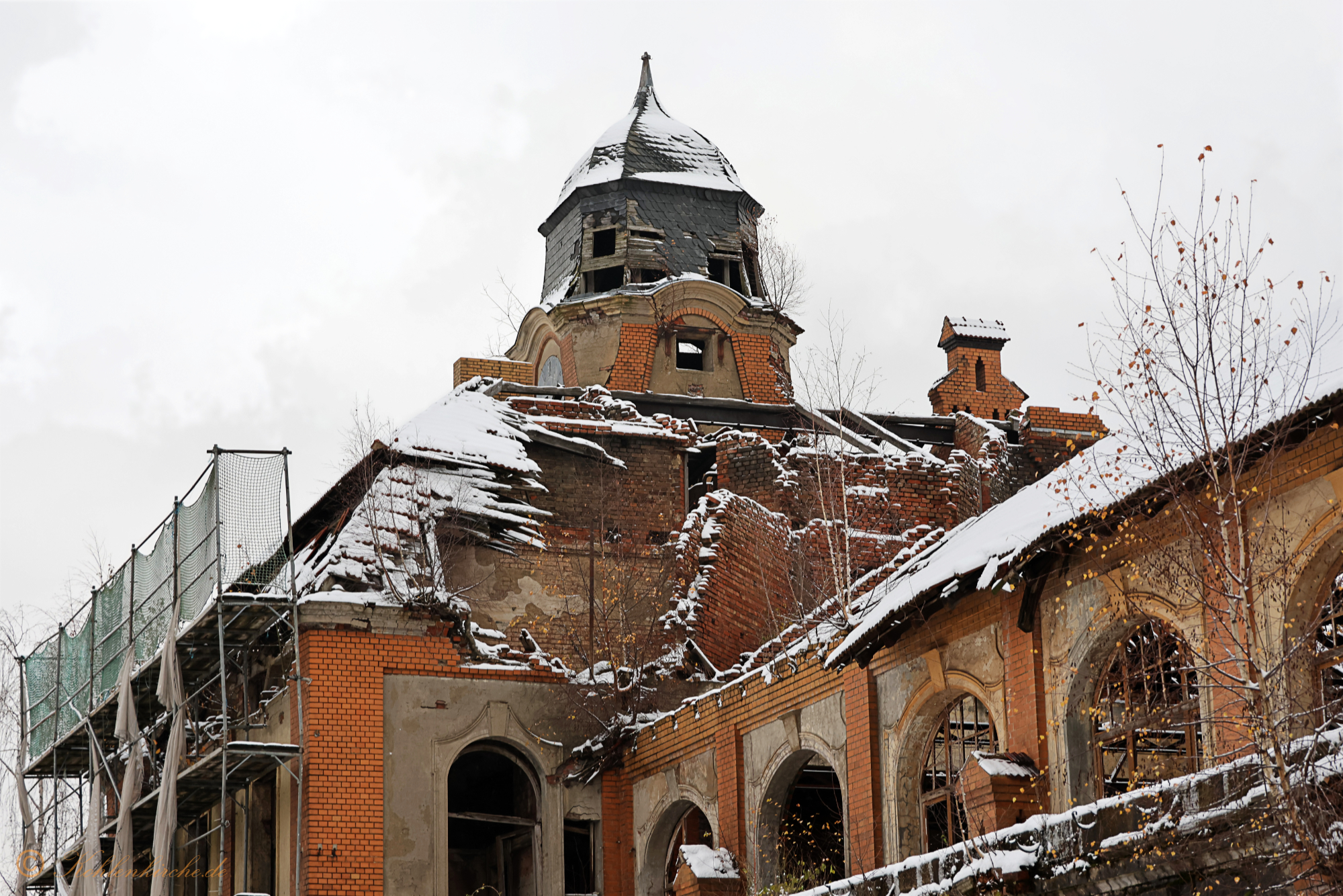 Der Abschied - Die letzten Aufnahmen von der unberührten Kohlenkirche. - Stand Dezember 2023 Kohlenkirche: Letzte Bilder Kohlenkirche
