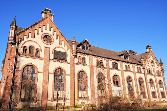 Die Elektrozentrale ist ein wahres Schmuckstück. - Stand Februar 2022 Kohlenkirche: Elektrozentrale
