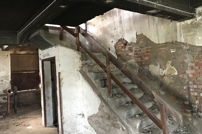 Die erste Ammoniakfabrik am Georgschacht. - Stand: Mai 2020 Kohlenkirche: Weitere Gebäude - Ammoniakfabrik