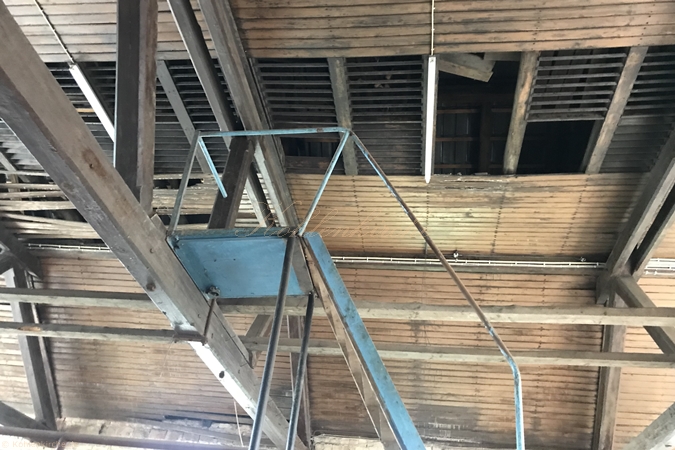 Die erste Ammoniakfabrik am Georgschacht. - Stand: Mai 2020 Kohlenkirche: Weitere Gebäude - Ammoniakfabrik