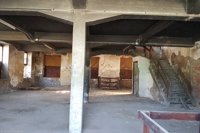 Die erste Ammoniakfabrik am Georgschacht. - Stand: April 2019 Kohlenkirche: Weitere Gebäude - Ammoniakfabrik
