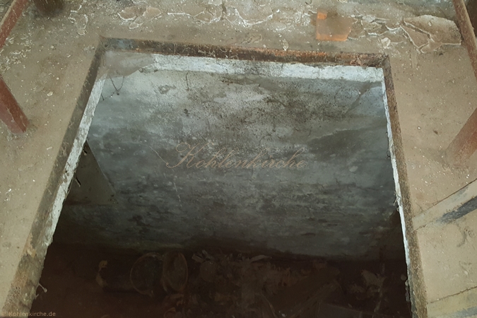 Die erste Ammoniakfabrik am Georgschacht. - Stand: April 2019 Kohlenkirche: Weitere Gebäude - Ammoniakfabrik