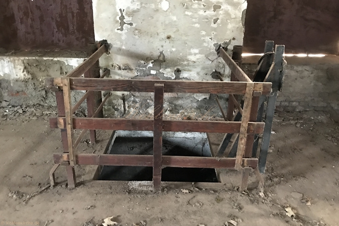 Die erste Ammoniakfabrik am Georgschacht. - Stand: Mai 2020 Kohlenkirche: Weitere Gebäude - Ammoniakfabrik