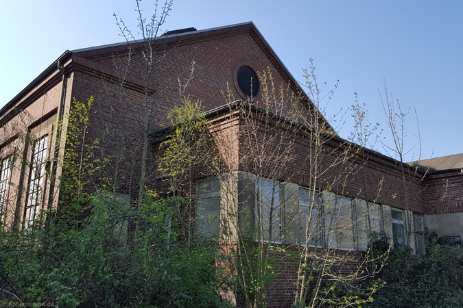 Das Gaskompressorenhaus am Georgschacht. - Stand: April 2019 Kohlenkirche: Weitere Gebäude - Gaskompressorenhaus
