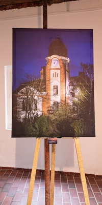 Aufnahme vom Turm der Kohlenkirche. Kohlenkirche: Fotoausstellung über die Kohlenkirche
