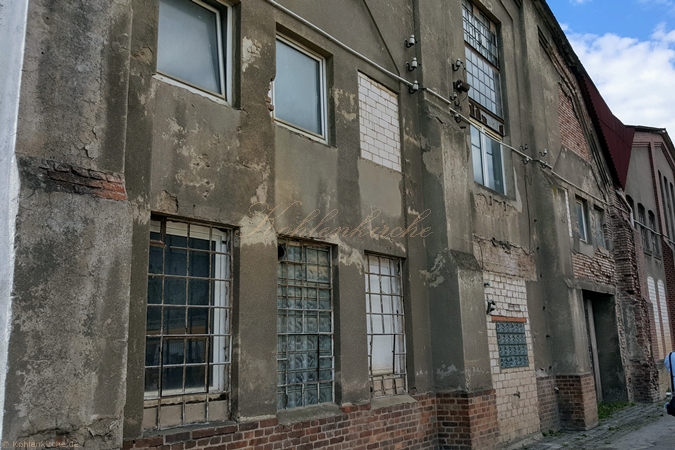 Die fünfte Werkstatt von der Ostseite. - Stand Mai 2019 Kohlenkirche: Werkstätten