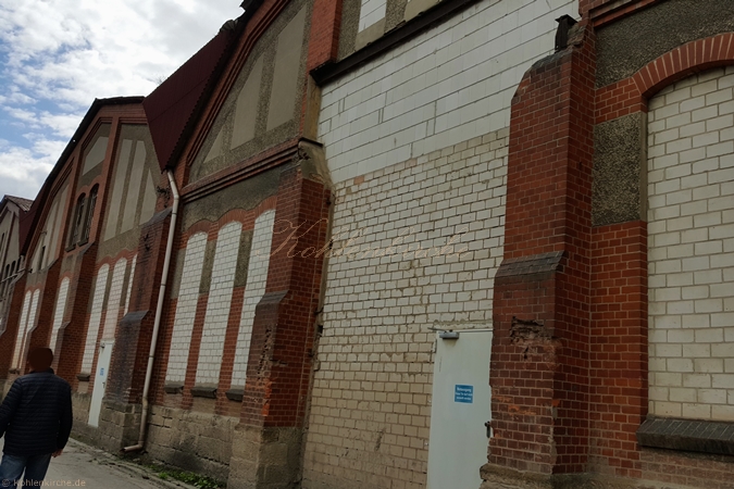 Die erste und zweite Werkstatt von der Ostseite. - Stand Mai 2019 Kohlenkirche: Werkstätten